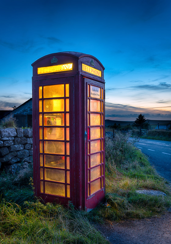 13 Phone Box On Dartmoor Snatch Girl
